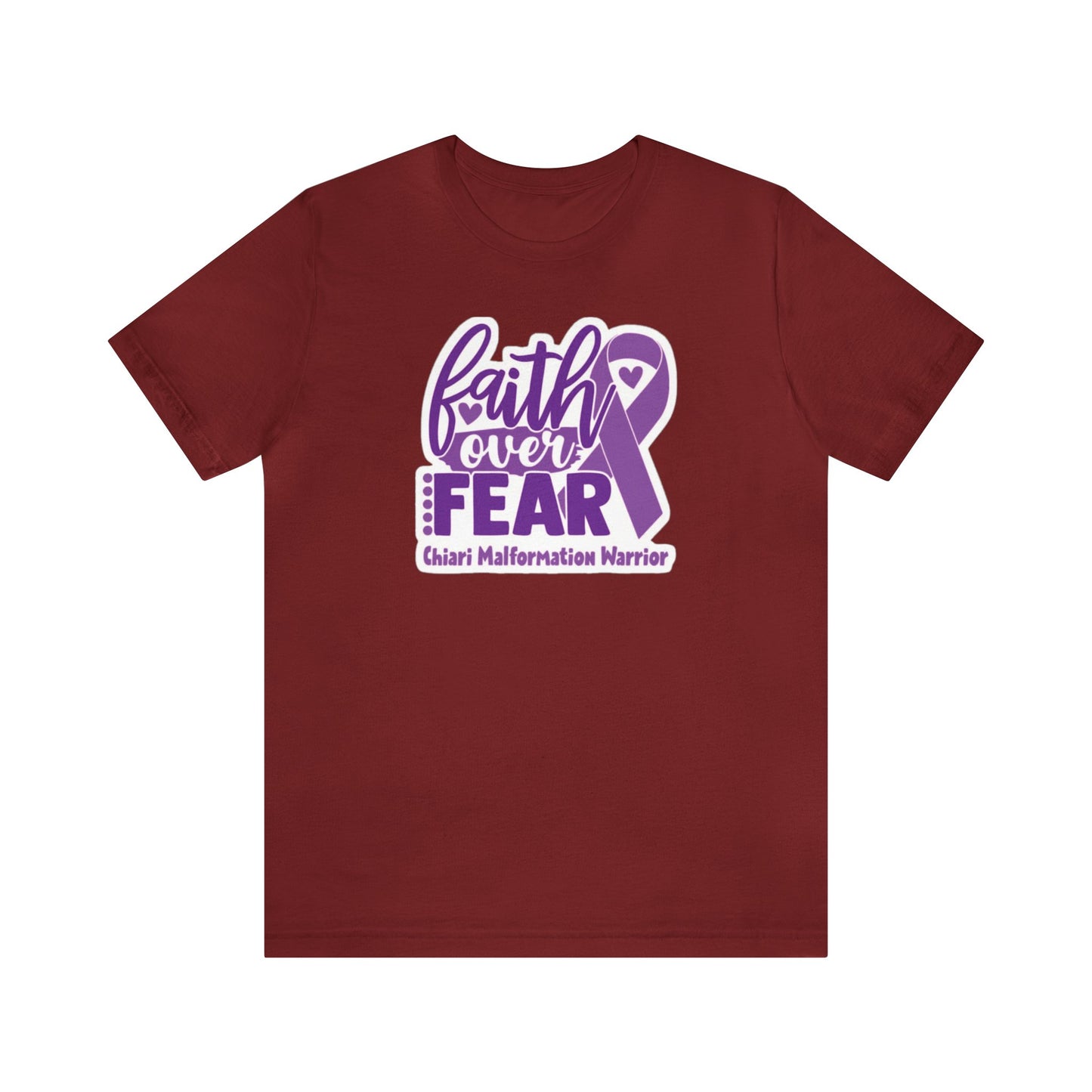 Faith over Fear Chiari Unisex Jersey Tee