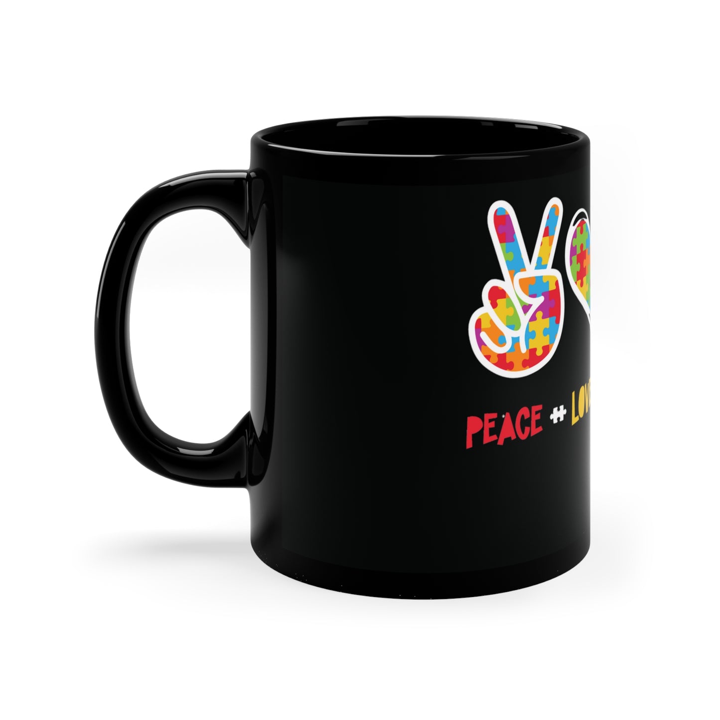 Peace Love Acceptance Custom Mug