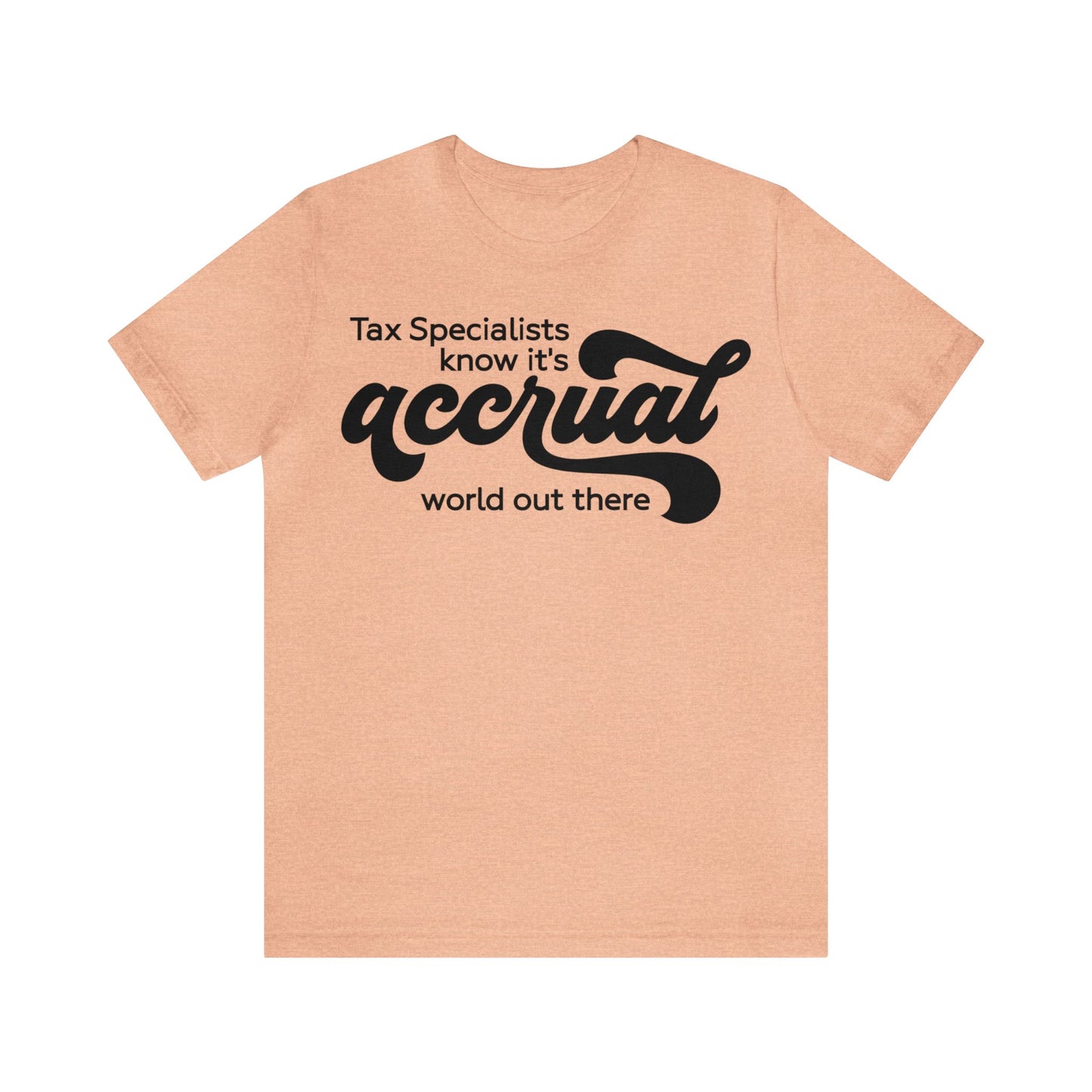 Accrual World Unisex Jersey Tee