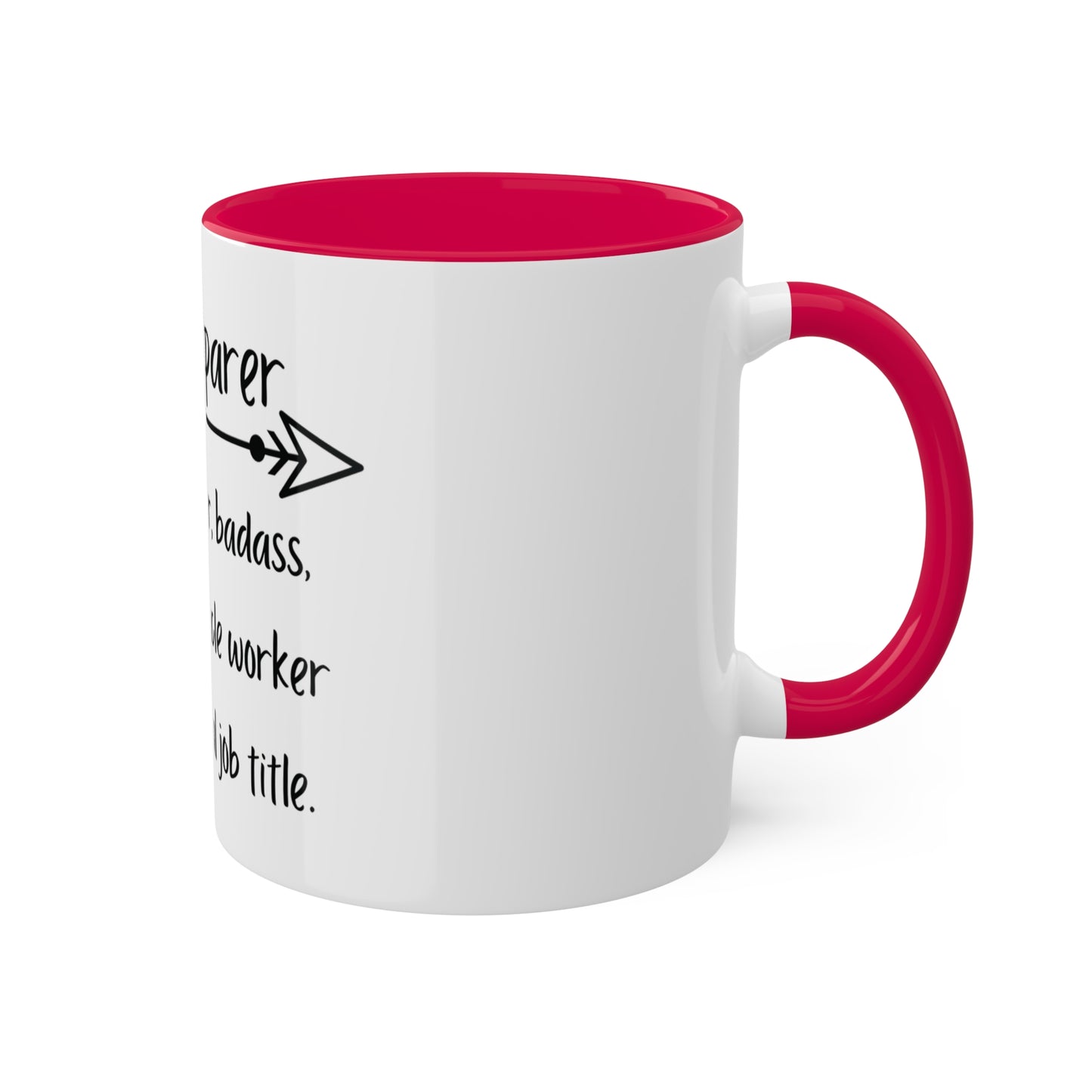 Tax Preparer because Miracle Worker isn't Title, Personalized Custom Mug