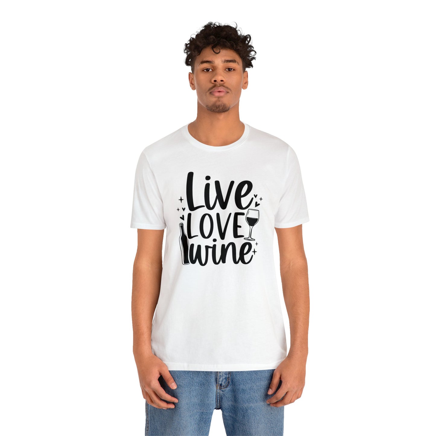 Live Love Wine Unisex Jersey Tee