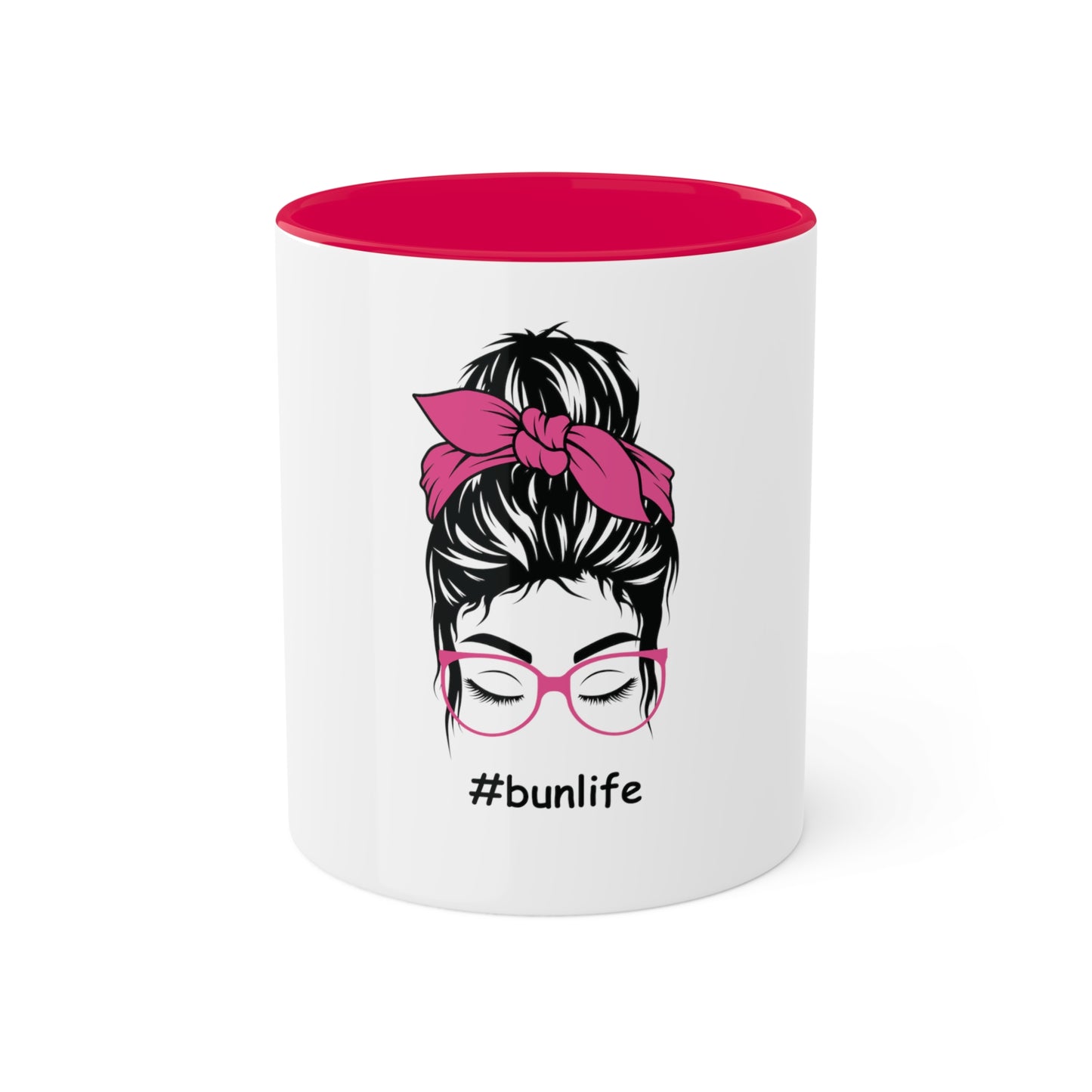 bunlife w/glasses Custom Personalized Mug