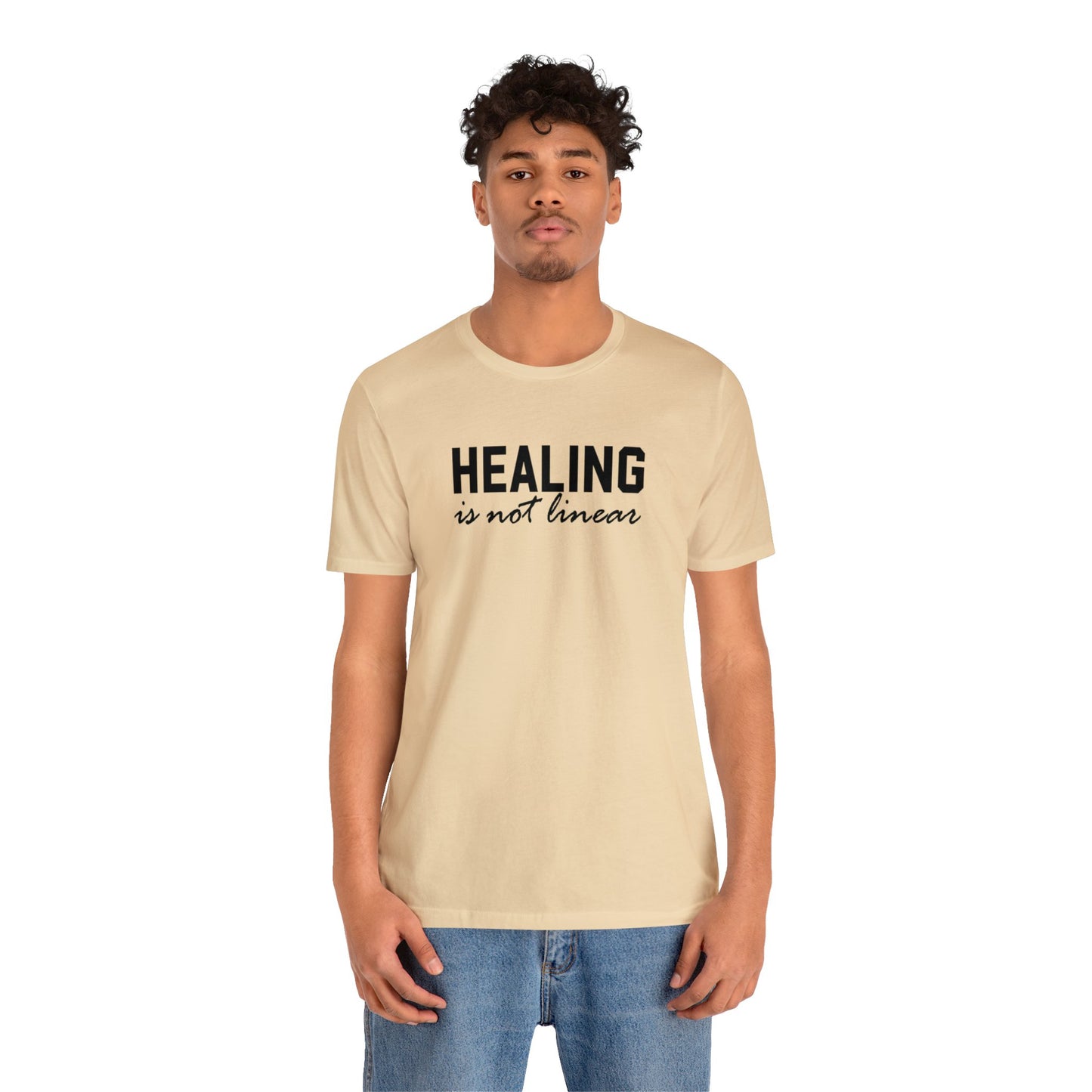 Healing is Not Linear Unisex Jersey Tee