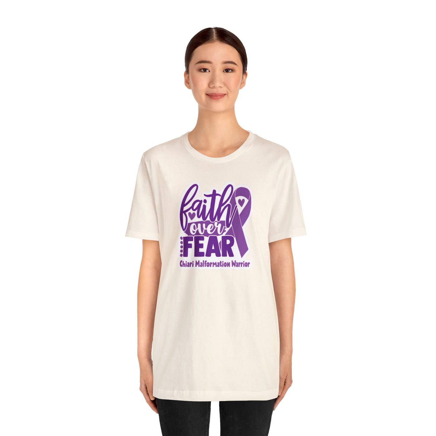 Faith over Fear Chiari Unisex Jersey Tee