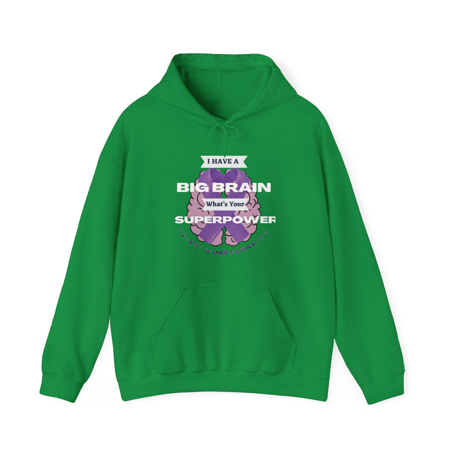 Big Brain whats your Superpower Blend™ Hooded Sweatshirt