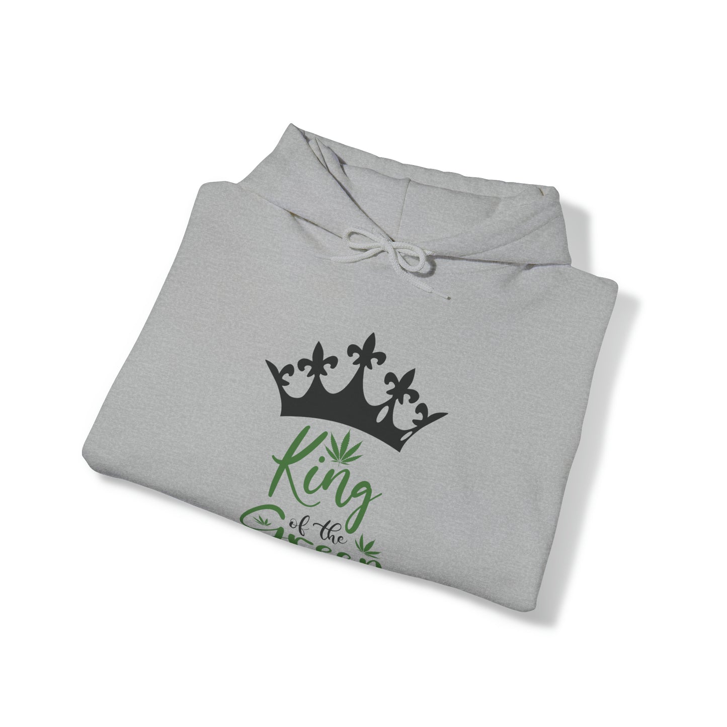 King of the Green Unisex Pullover Hoodie Blend™ Sweatshirt