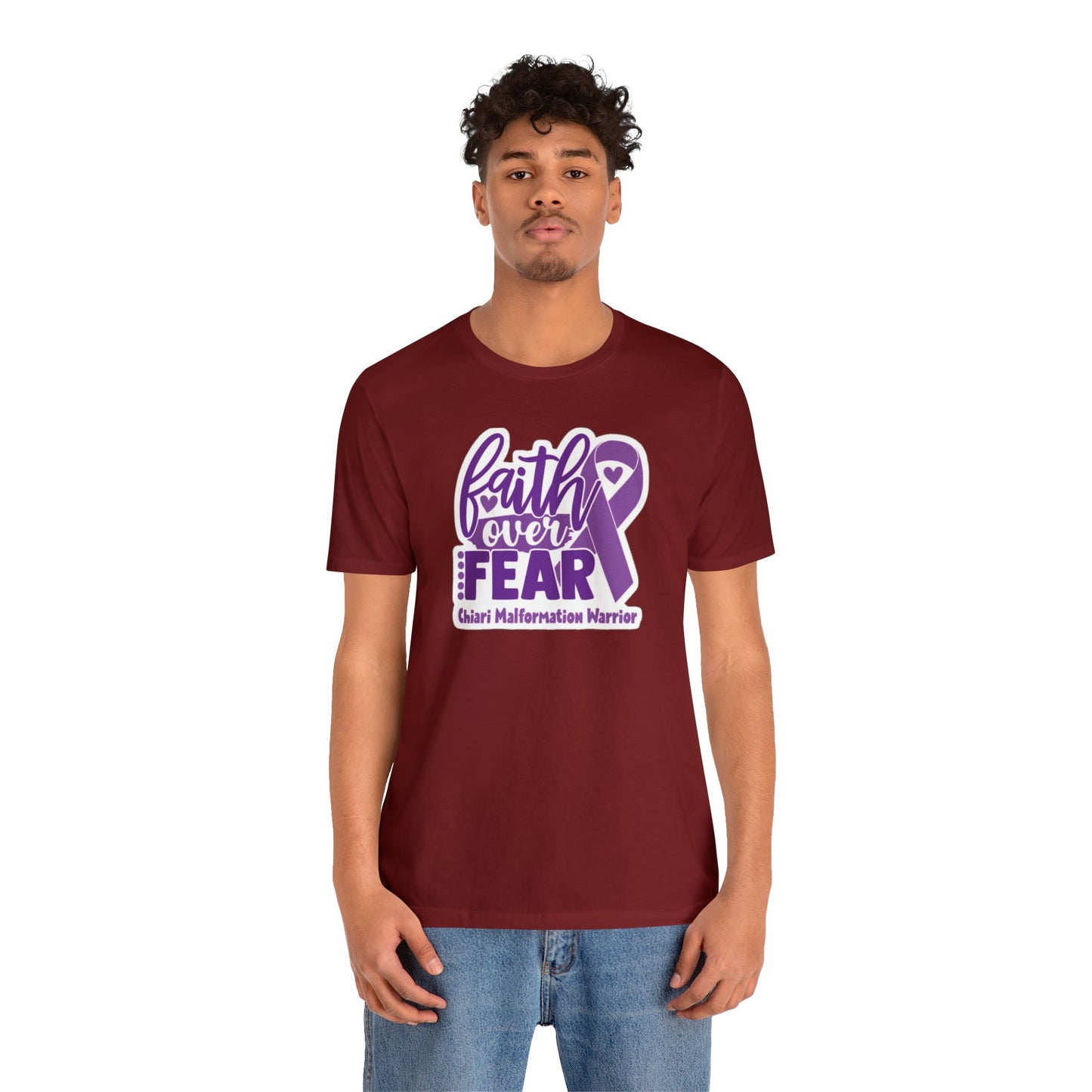 Faith over Fear Chiari Unisex Jersey Tee