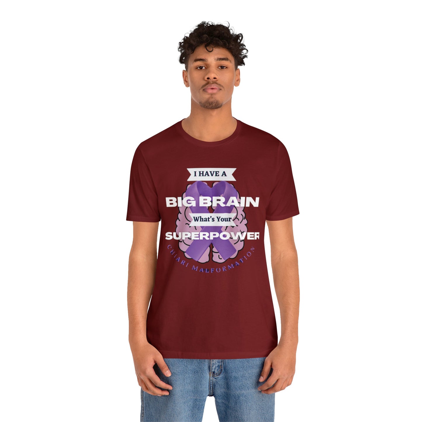 Big Brain whats your Superpower Unisex Jersey Tee