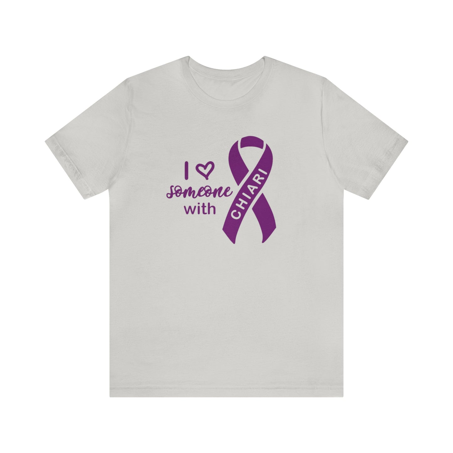 I love someone w/Chiari Unisex Jersey Tee