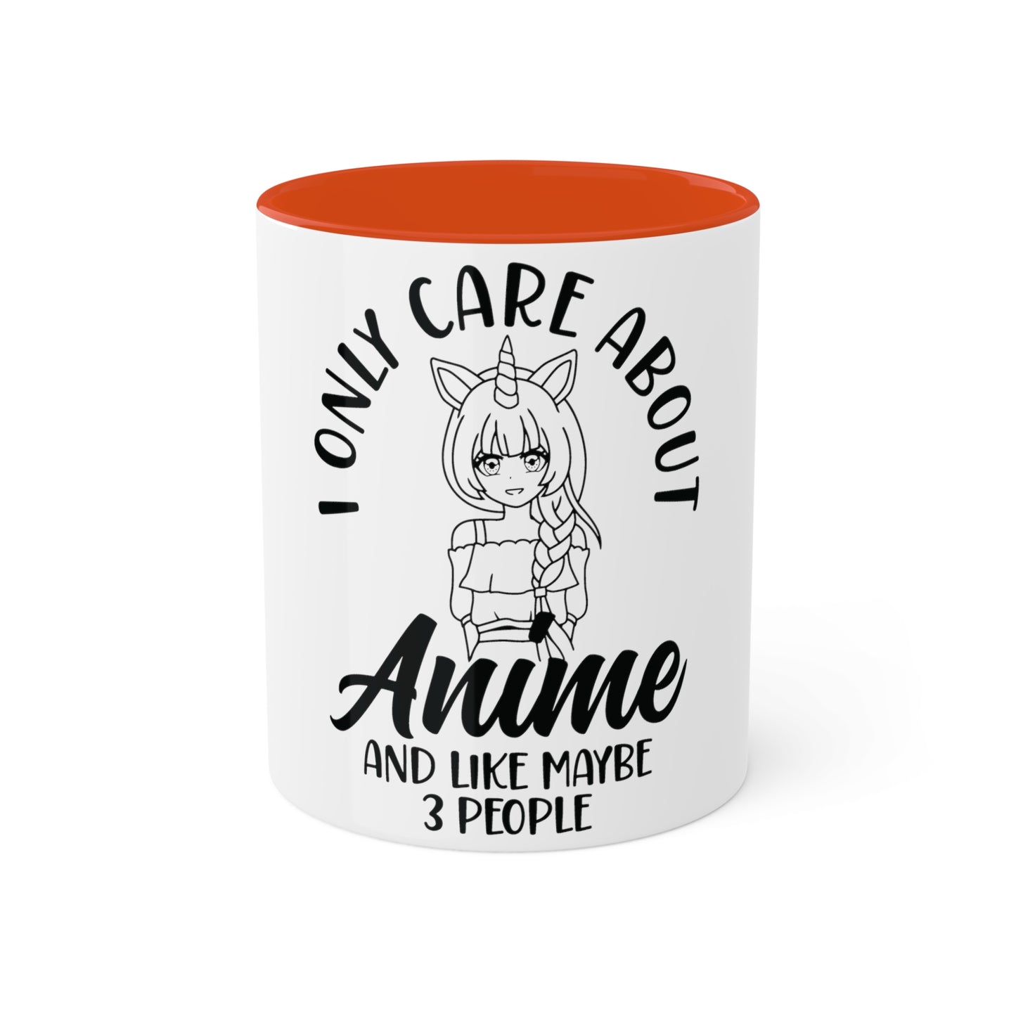 I only care about Anime, Custom Personalized Mug