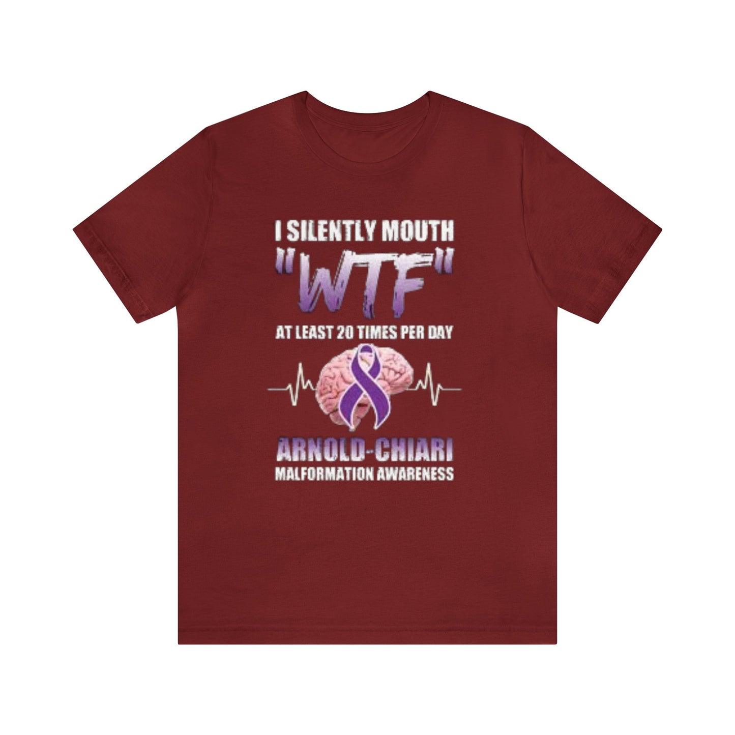 WTF at least 20 times a Day Unisex Jersey Tee