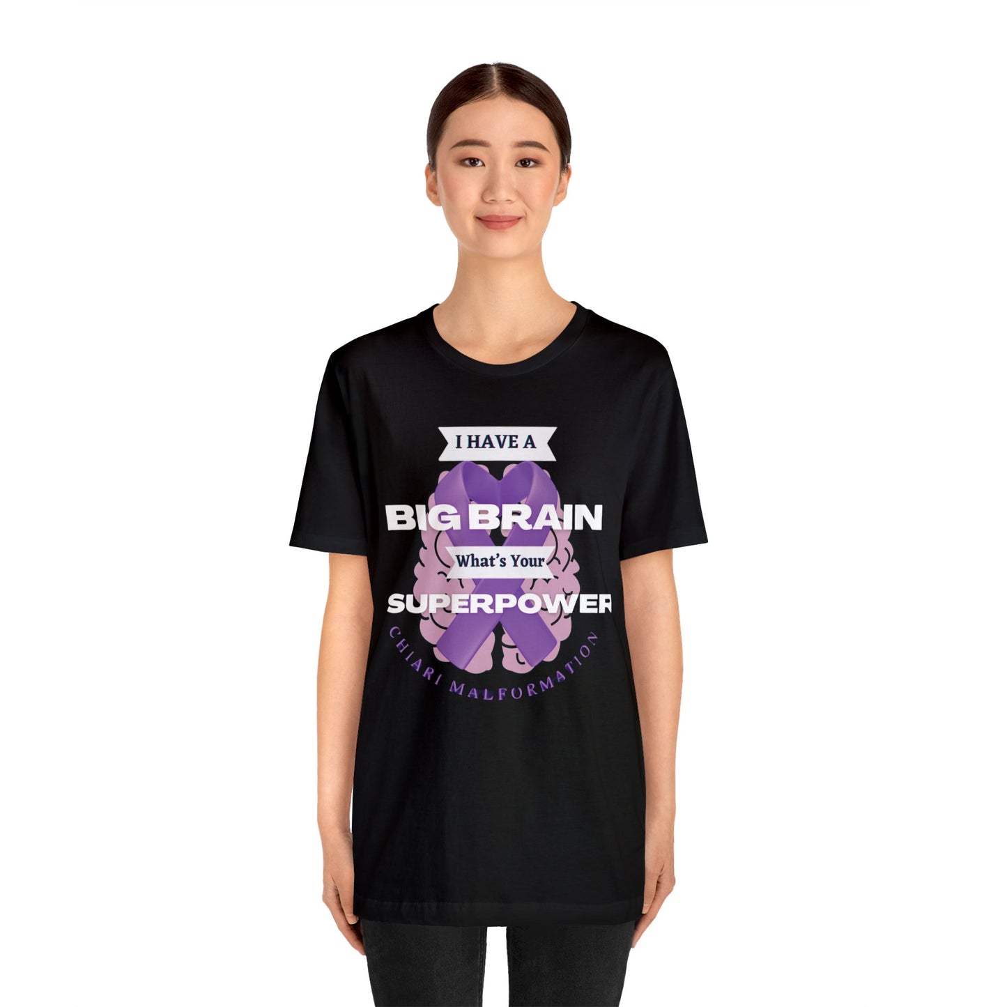 Big Brain whats your Superpower Unisex Jersey Tee