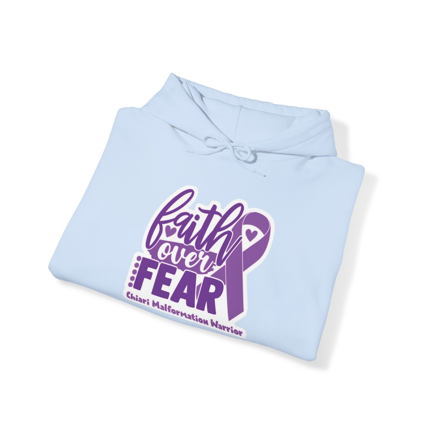 Faith over Fear Chiari Blend™ Hooded Sweatshirt