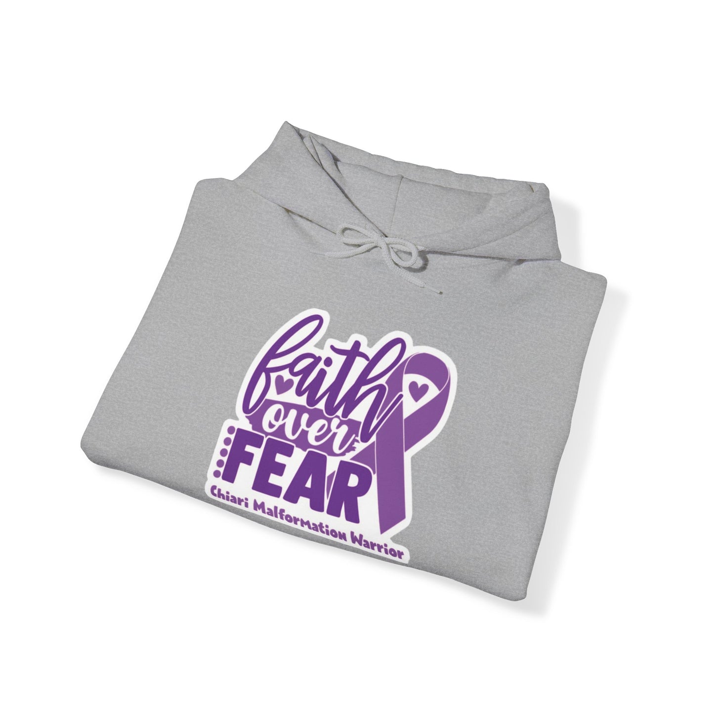 Faith over Fear Chiari Blend™ Hooded Sweatshirt