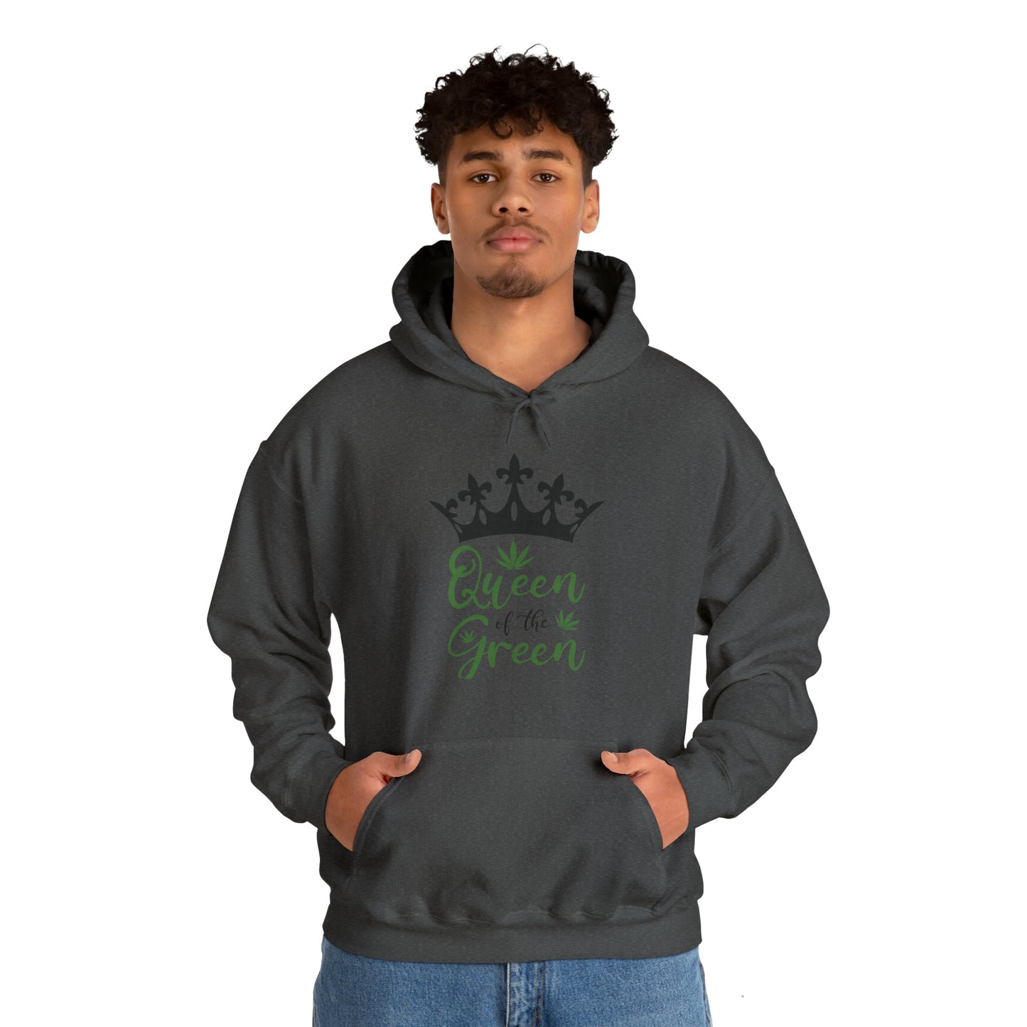 Queen of the Green Unisex Pullover Hoodie Blend™ Sweatshirt