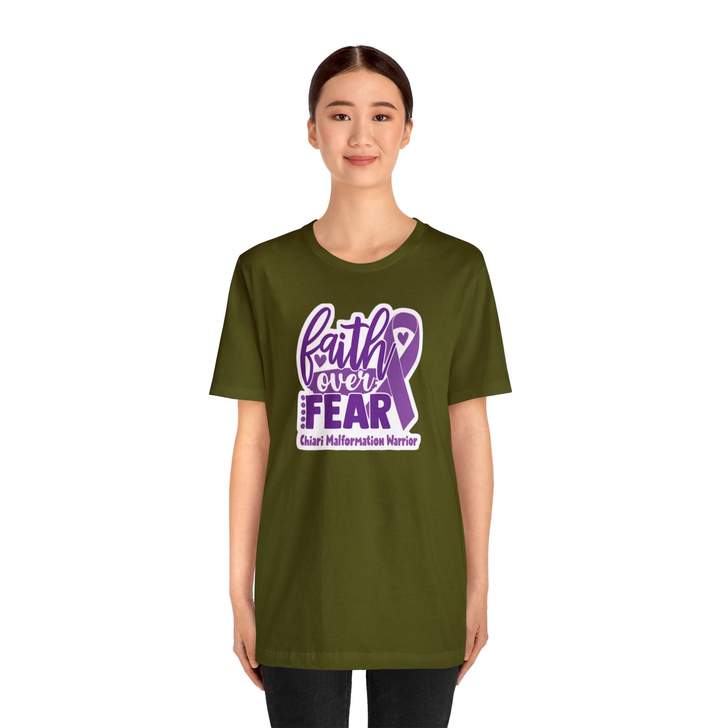 Faith over Fear Chiari Unisex Jersey Tee