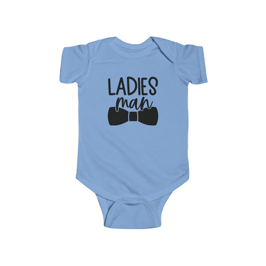 Ladies Man Infant Jersey Bodysuit Onesie