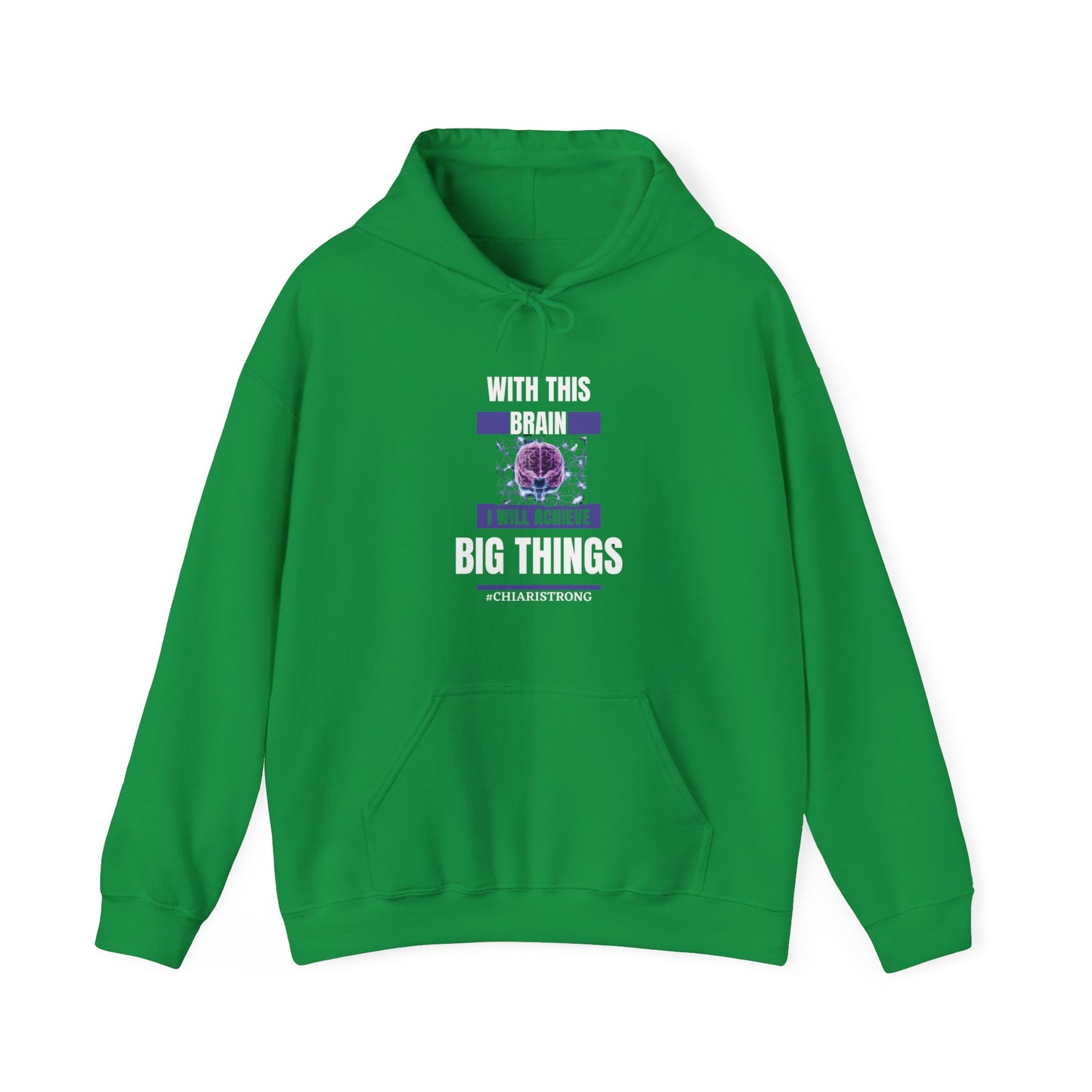 With this Brain I will Achieve Big Things Blend™ Hooded Sweatshirt