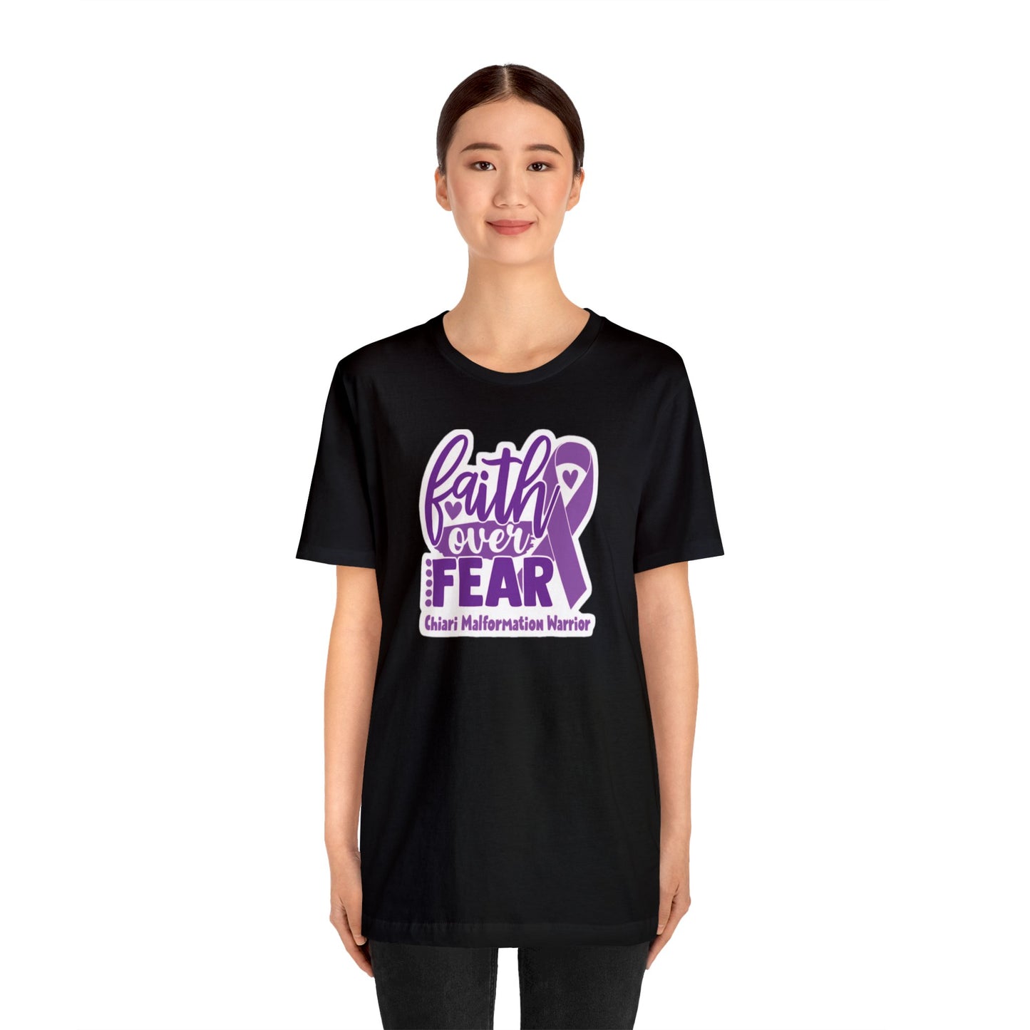 Faith over Fear Chiari Unisex Jersey Tee