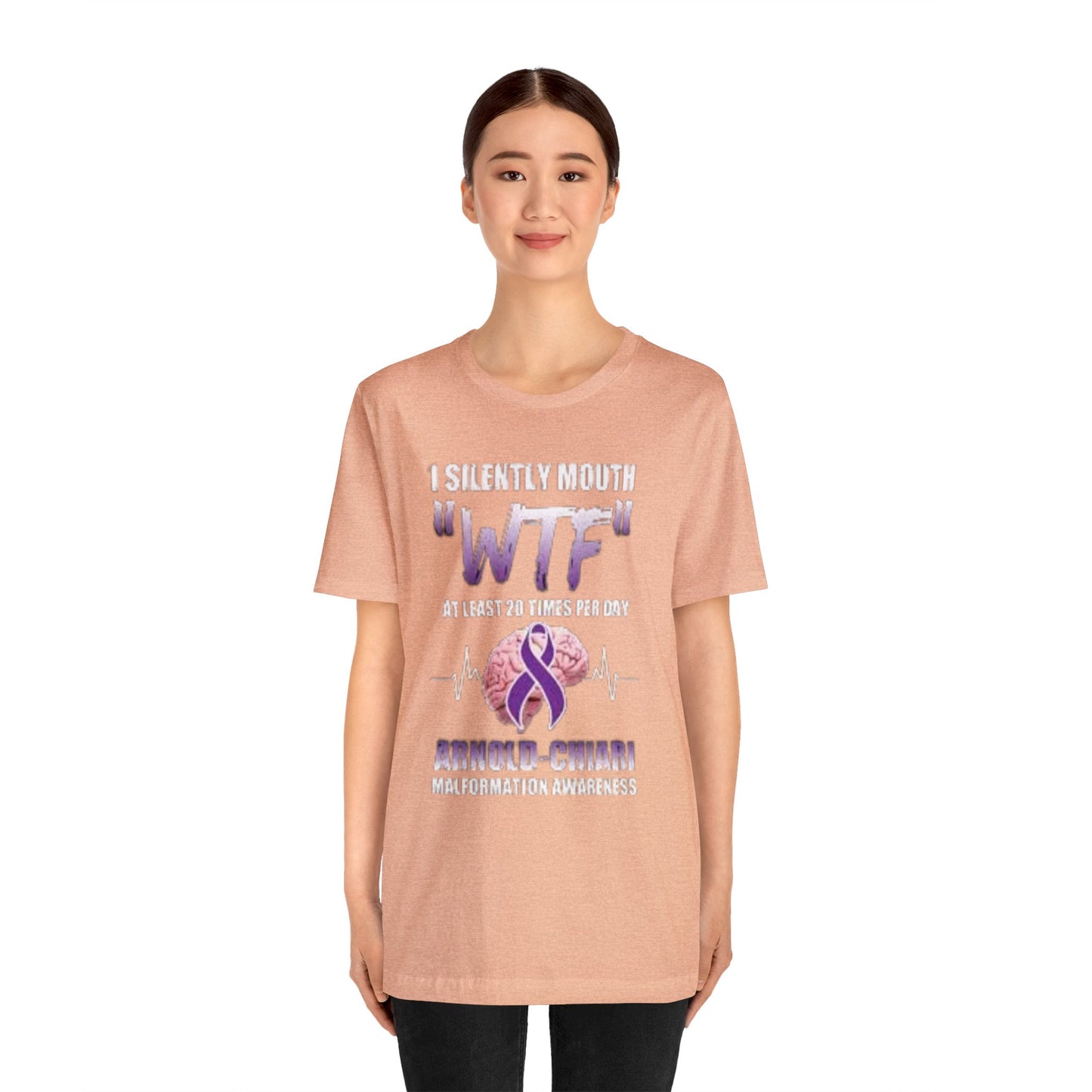 WTF at least 20 times a Day Unisex Jersey Tee