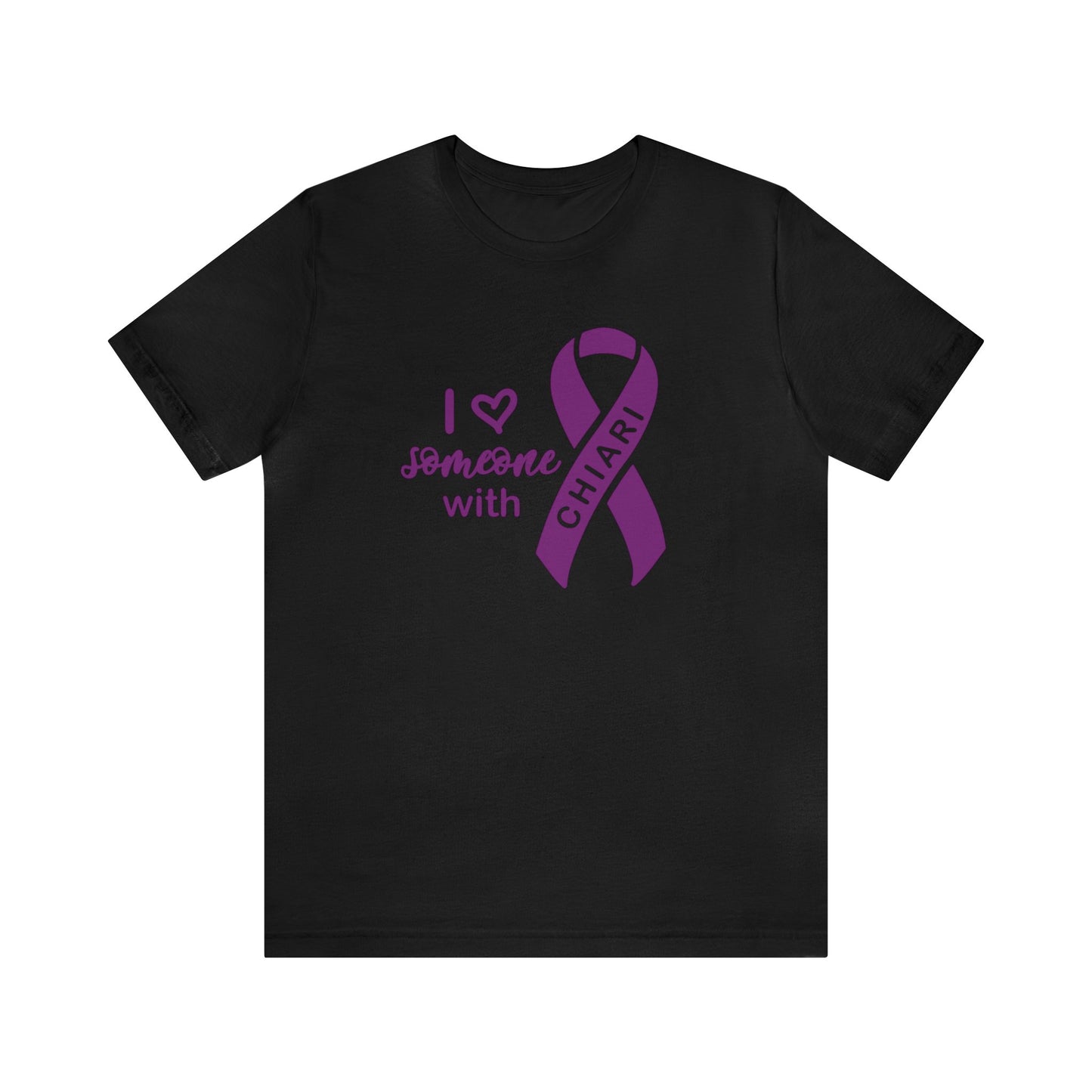 I love someone w/Chiari Unisex Jersey Tee