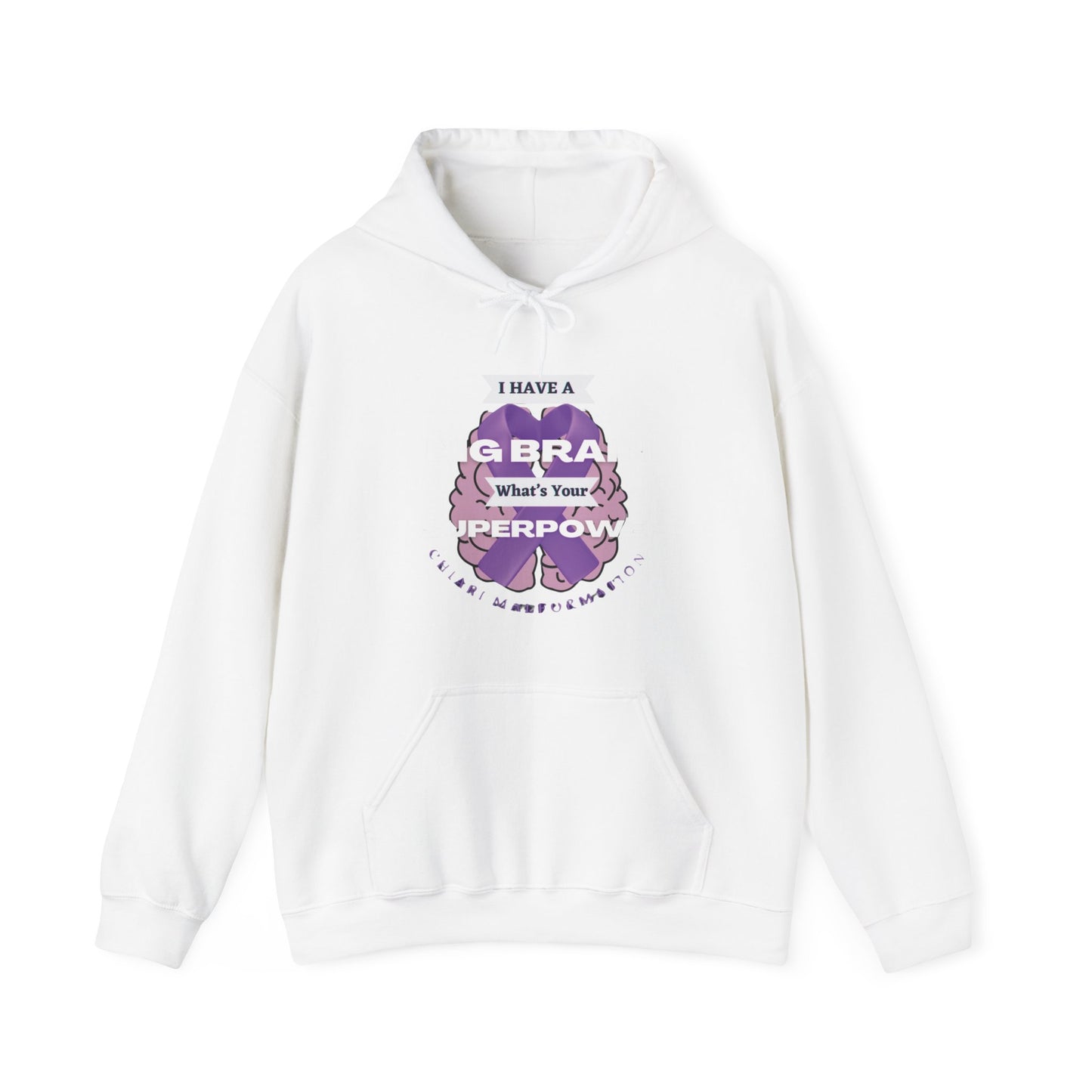 Big Brain whats your Superpower Blend™ Hooded Sweatshirt