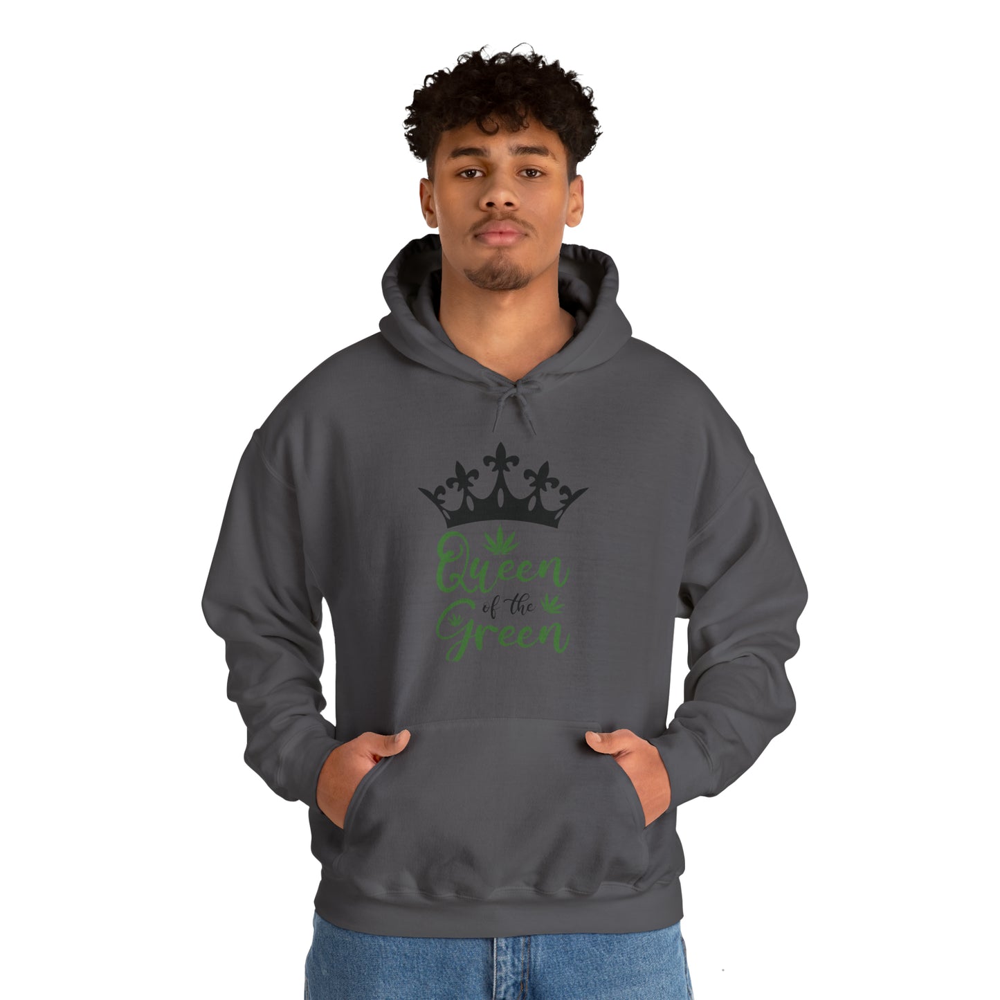 Queen of the Green Unisex Pullover Hoodie Blend™ Sweatshirt