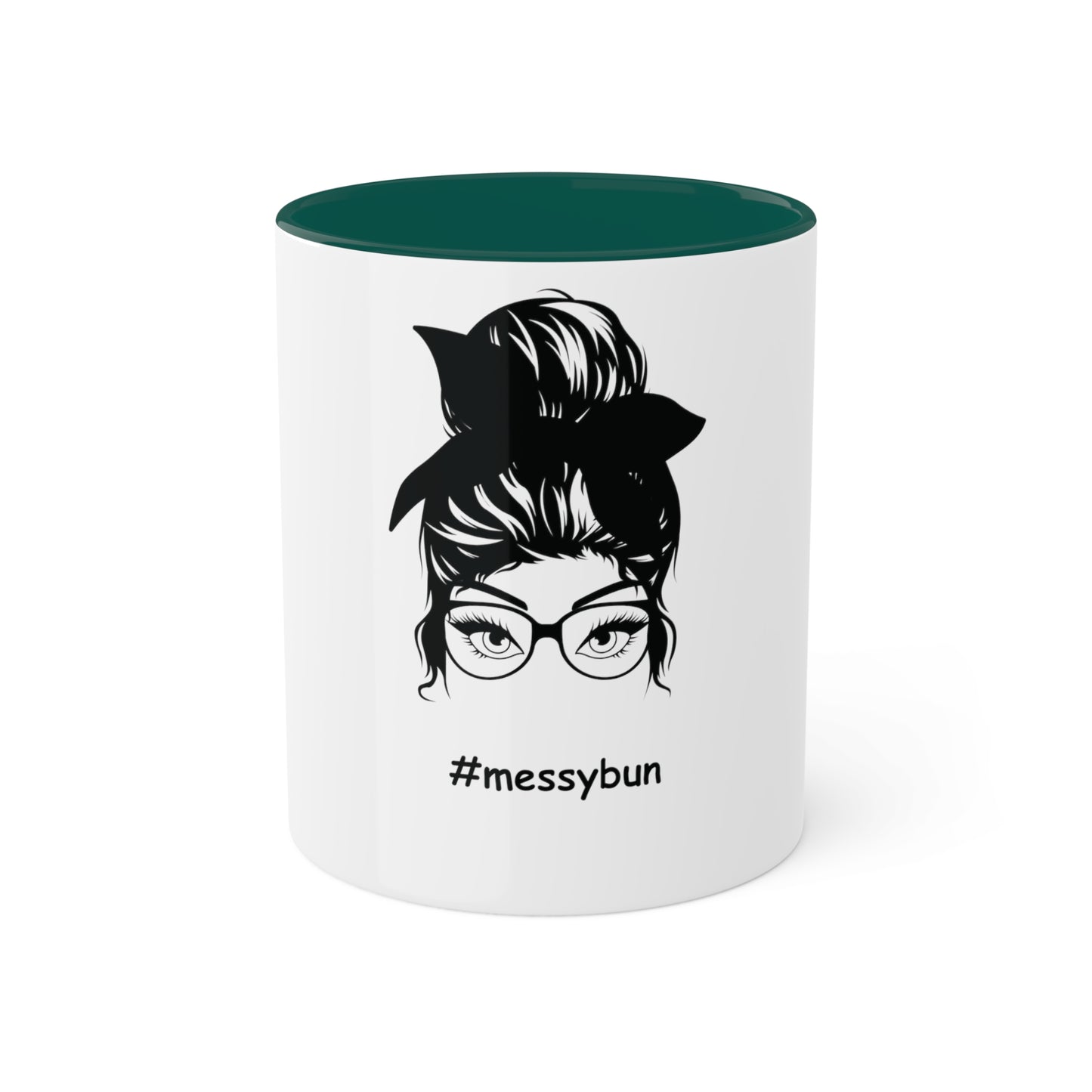 Messybun w/glasses Custom Personalized Mug