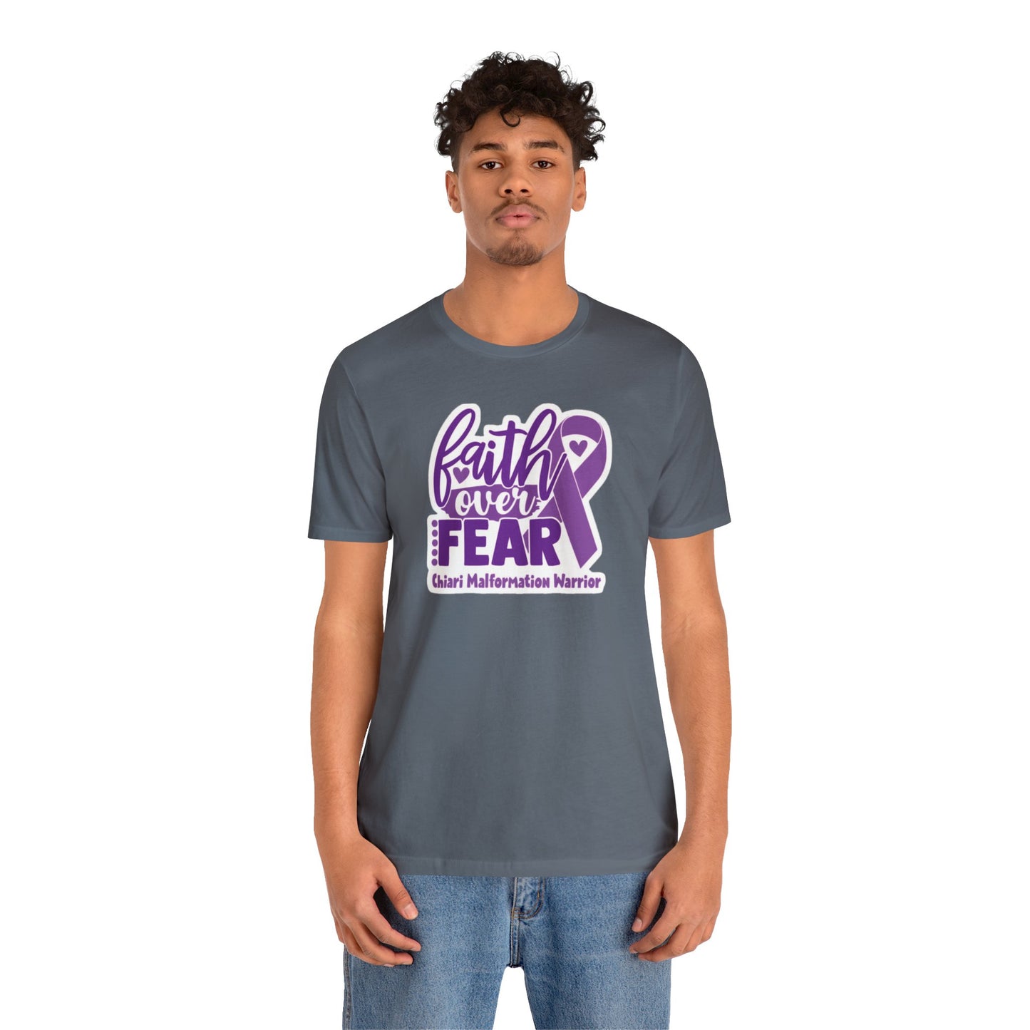 Faith over Fear Chiari Unisex Jersey Tee