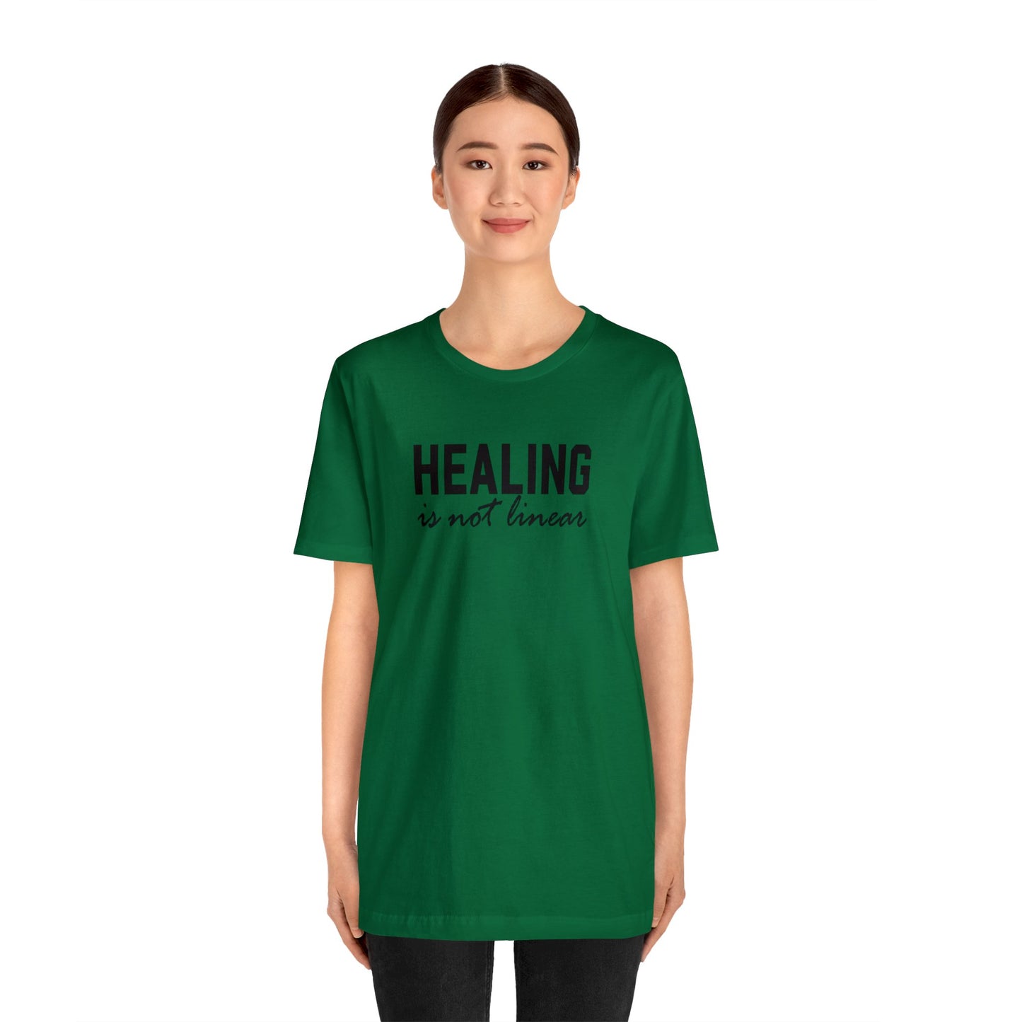 Healing is Not Linear Unisex Jersey Tee