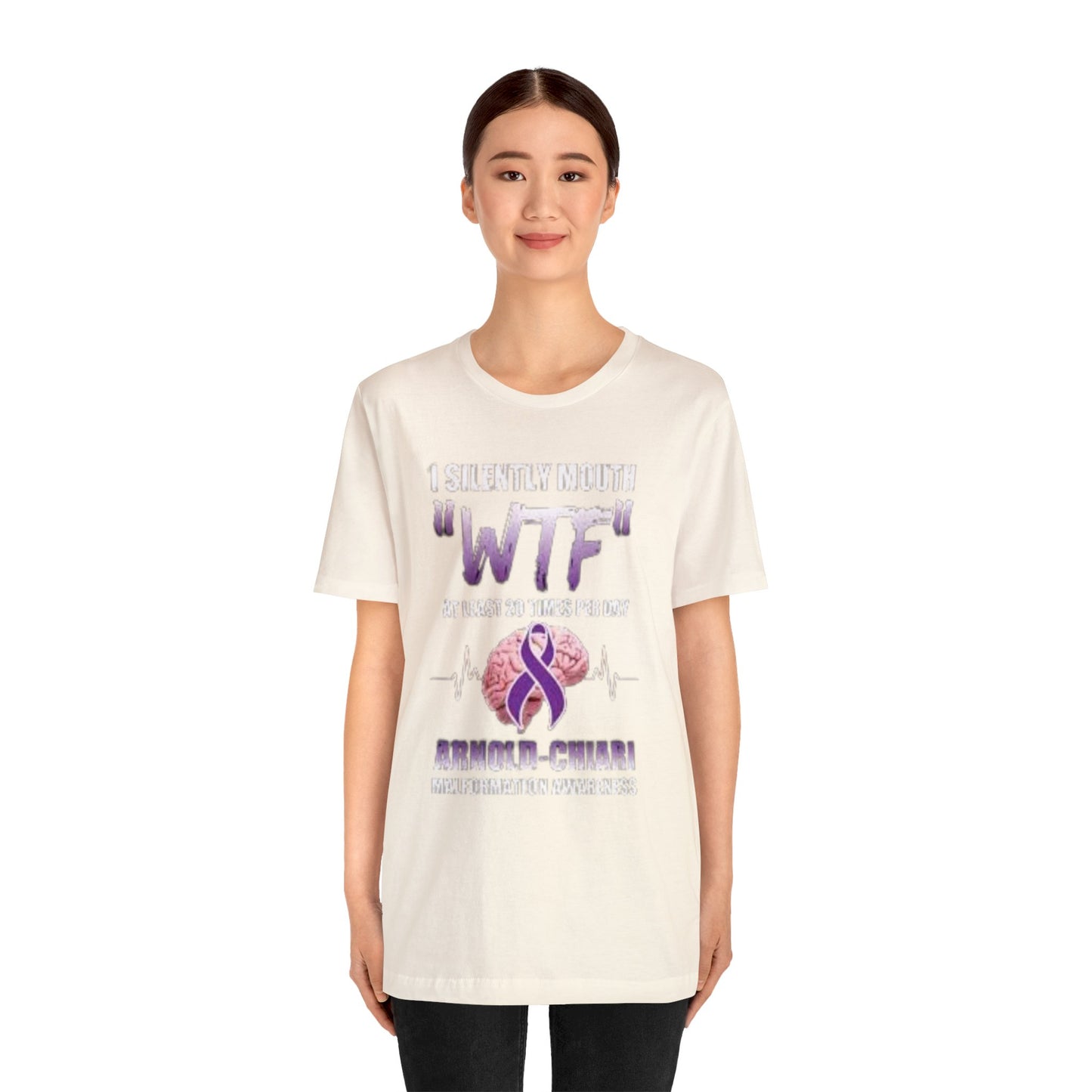 WTF at least 20 times a Day Unisex Jersey Tee